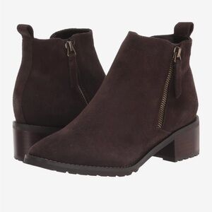 Blondo Samara Waterproof Ankle Boots – Brown Suede – Size 8 – New in Box